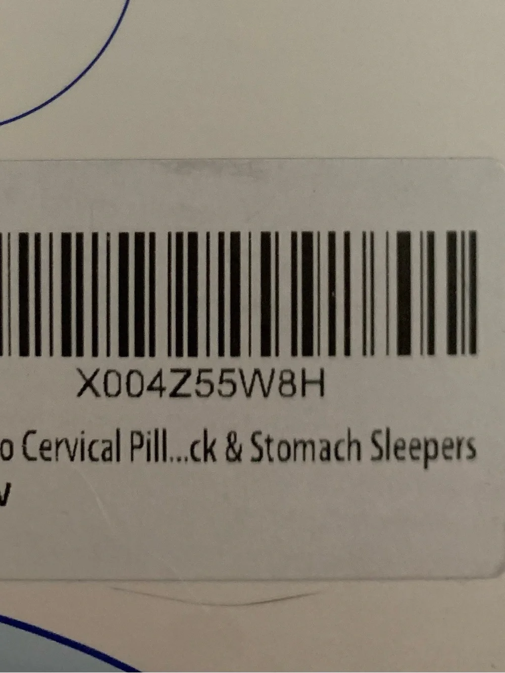 Alcedo Cervical Pillow for Cozy Sleep and Neck Pain Relief, New Sealed Package